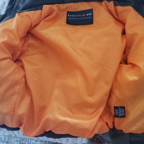 Bagatelle puffer camo jacket M-L - Picture 3 of 11